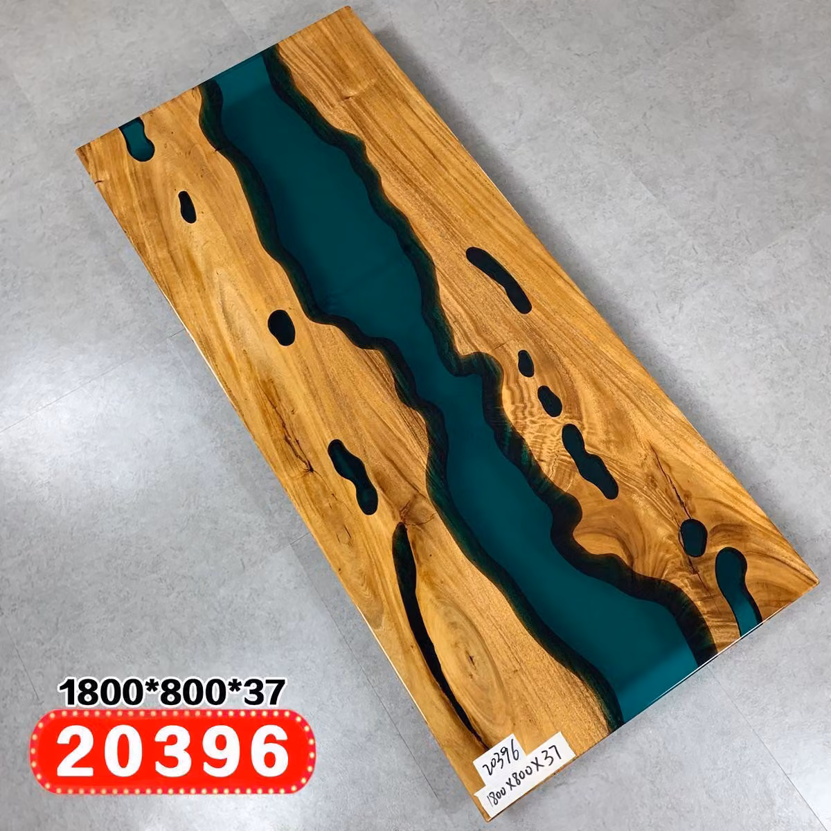 Fluss Tische Esstisch Design Tisch Moderne Möbel 180x80 Epoxid Harz Ozean Meer