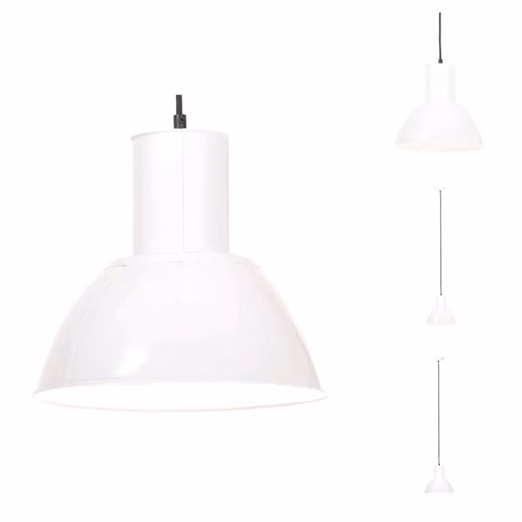 vidaXL Lampada a sospensione 25 W Bianco Rotondo 28,5 cm E27 - Lampade