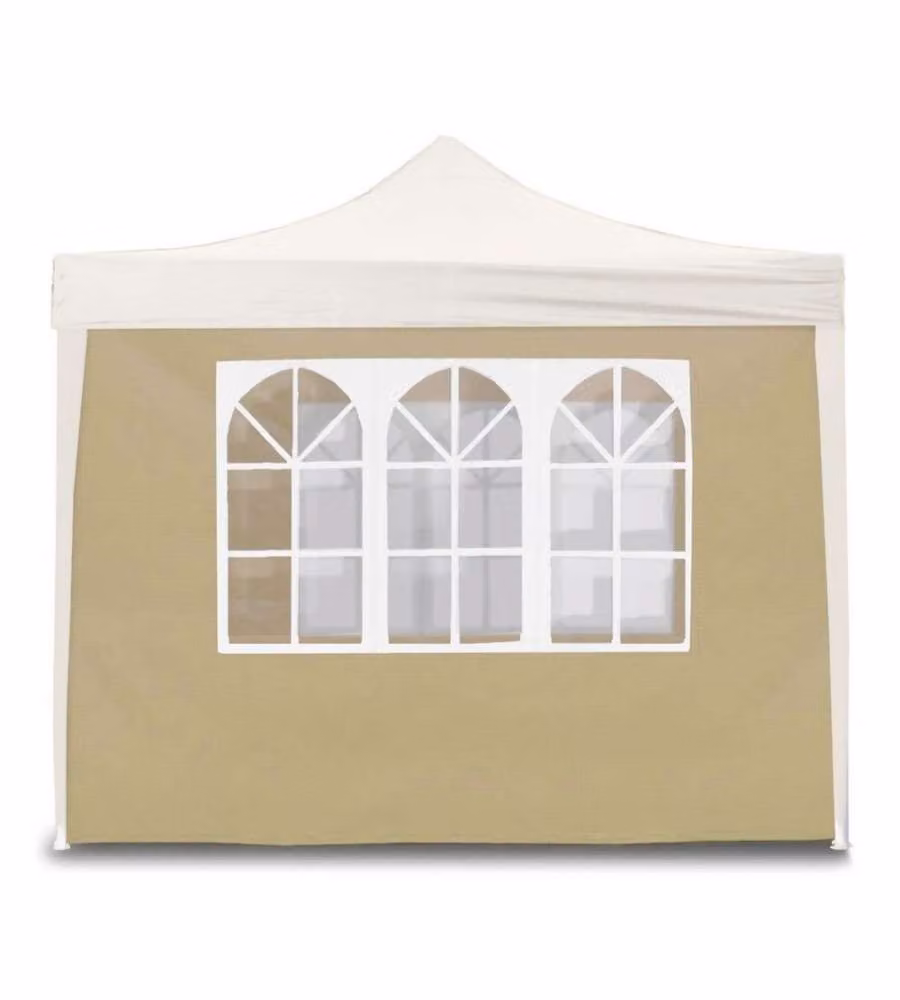 Divina Garden Telo Laterale per Gazebo - Beige - 3x2m
