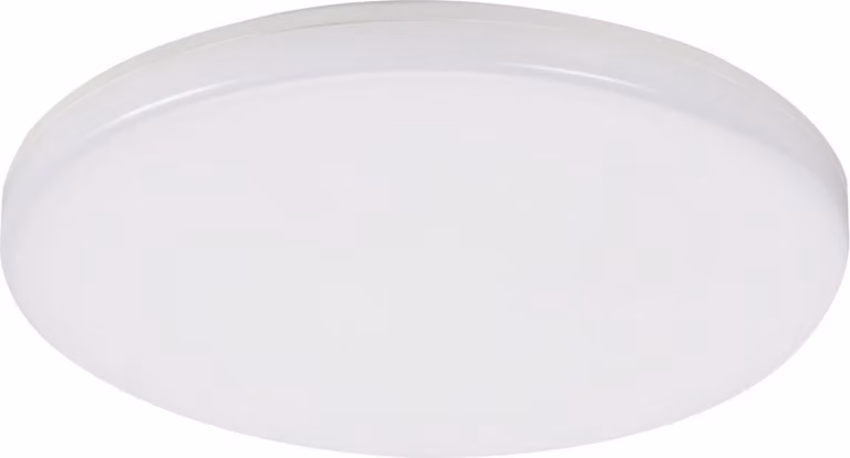 Plafone LED rotondo Duno Pro bianco 24W, luce bianca neutra 2400 lm, materiale plastico, dimensioni: 4,5 x 28 x 28 cm, IP54, Miledo