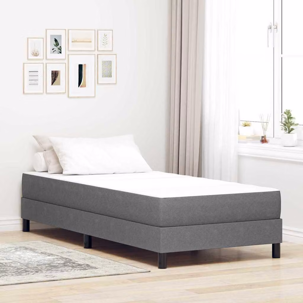 Maison Exclusive - Materasso con materasso Grigio chiaro 80 x 200 cm Tessuto