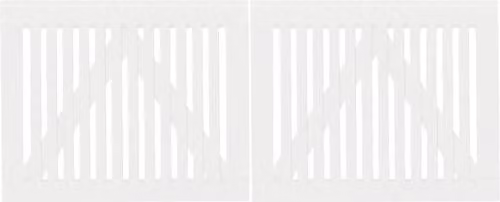 Plus Porta doppia Sendai 200 x 80 cm RAL 9010 Bianco
