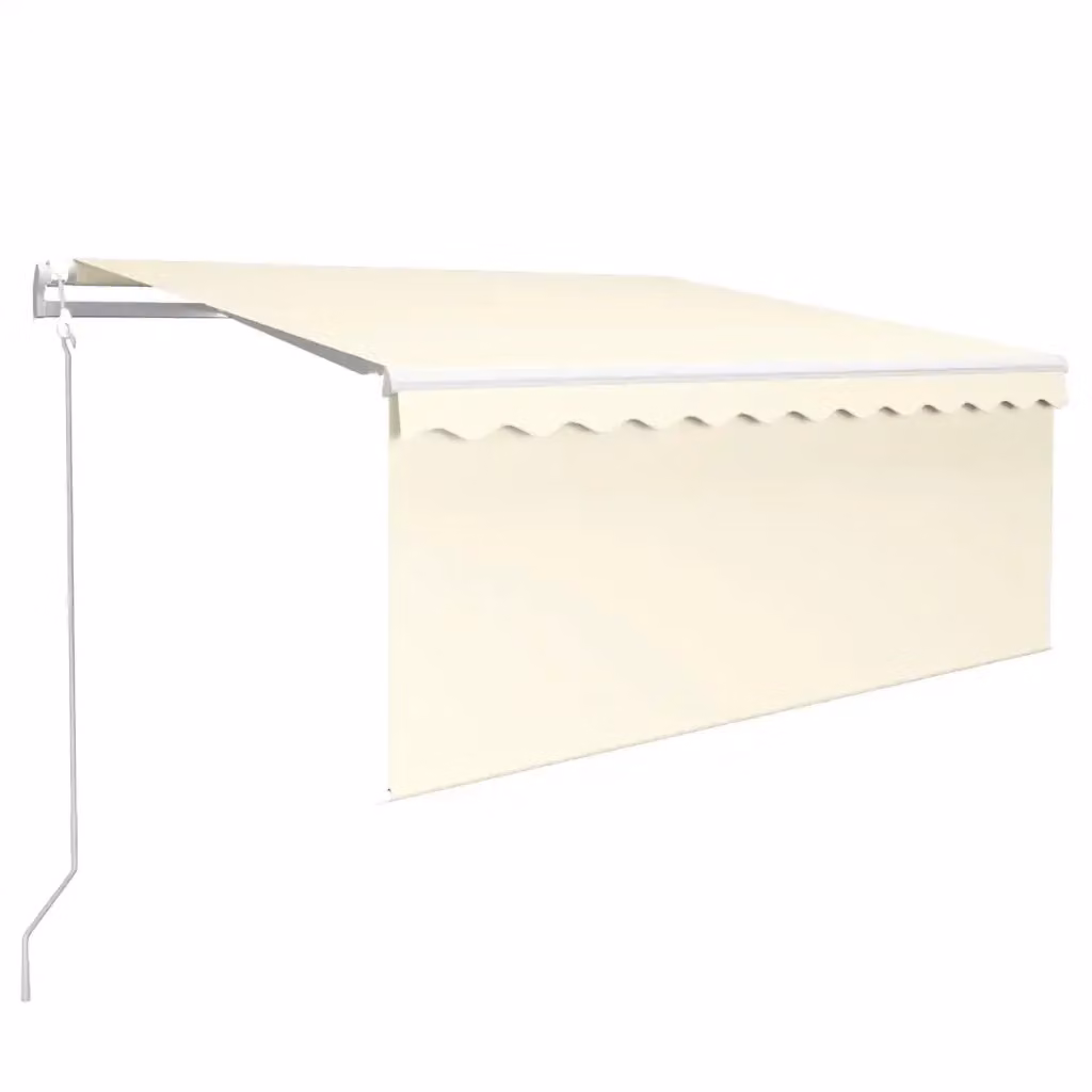 Tenda da Sole Retrattile Automatica Videx con Telecomando in Alluminio e Poliestere Beige L: 300 cm, P: 250 cm – 2