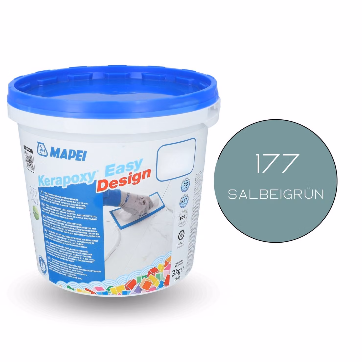 Mapei Kerapoxy Easy Design 177 stucco salvia 3 kg