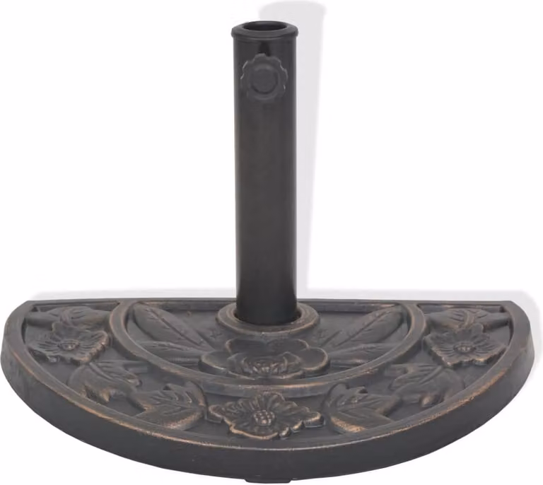 Base per Parasole a Semicerchio in Resina Bronzo 9 kg