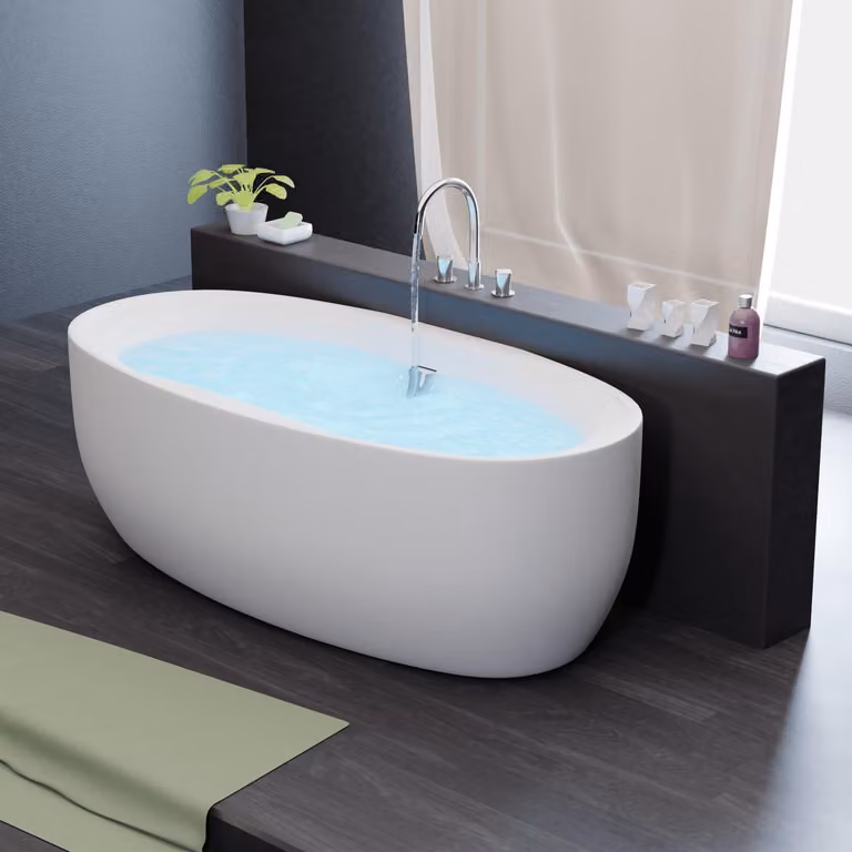 TroniTechnik Vasca da bagno freestanding in acrilico DOKOS