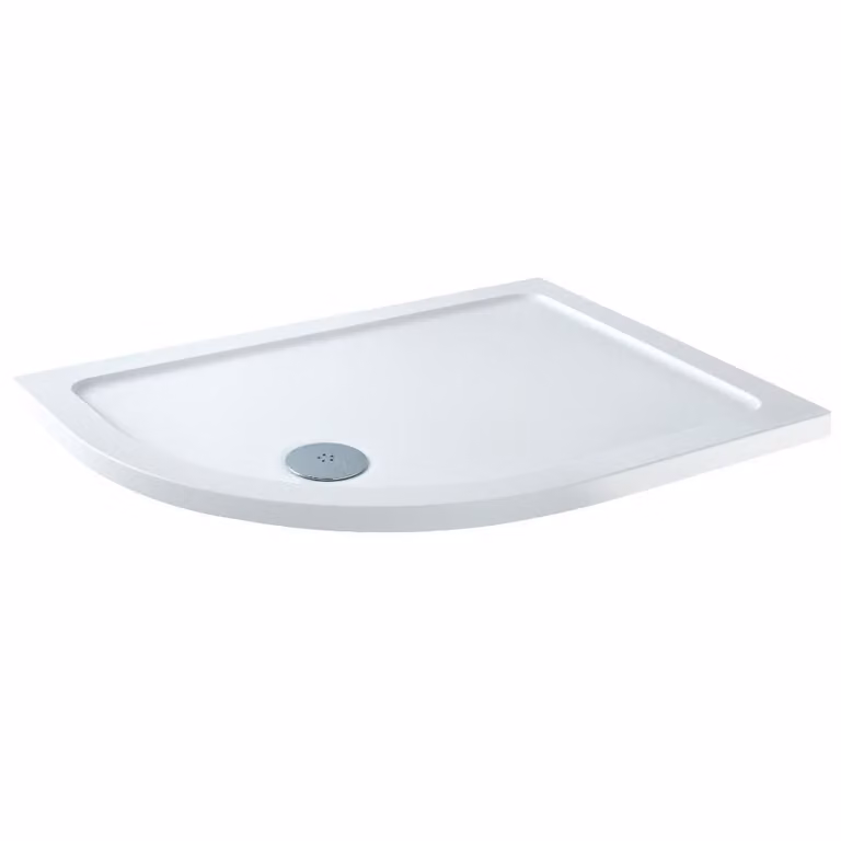Piatto Doccia Angolare a Basso Profilo - Design a Destra - 900mm x 800mm - Maxon