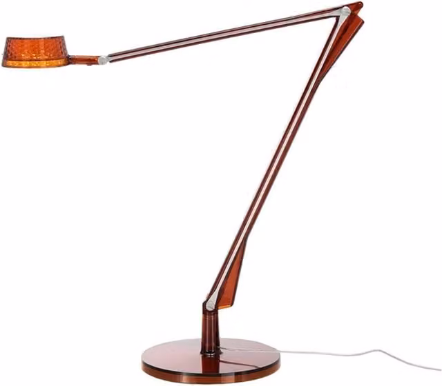Lampada da tavolo LED Kartell Aledin marrone regolabile e dimmerabile