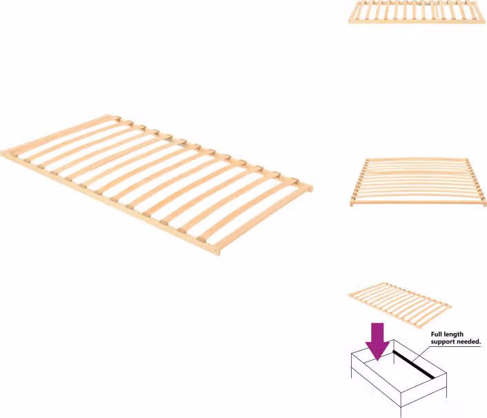 vidaXL Rete a 13 doghe 120x200 cm - Letti e strutture letto