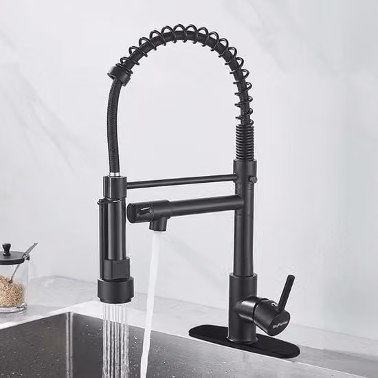 Kraan 360° rotante con sprogeo estensibile e 2 uscite