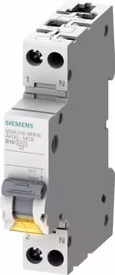 Siemens 5SV60166KK06 Interruttore antincendio bipolare 6 A 230 V (5SV60166KK06)