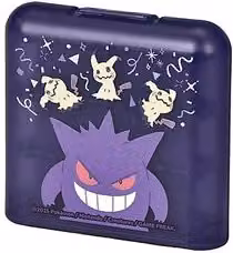 Custodia per 24 cartucce Nintendo Switch Hori Pokemon Gengar e Mimikyu Viola