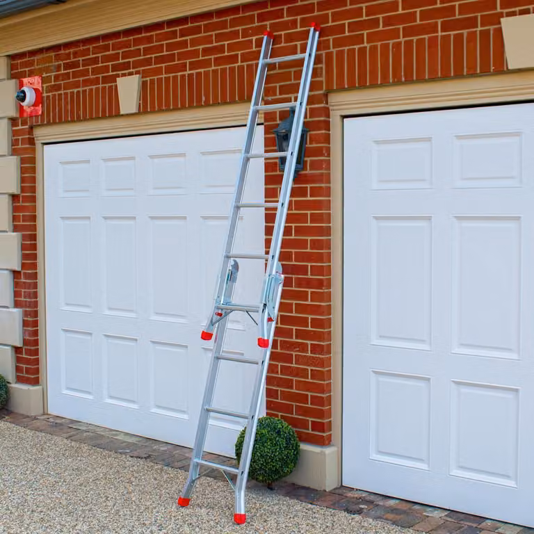 Scala combinata 3-in-1 in alluminio - altezza 246 cm - capacità di carico 95 kg