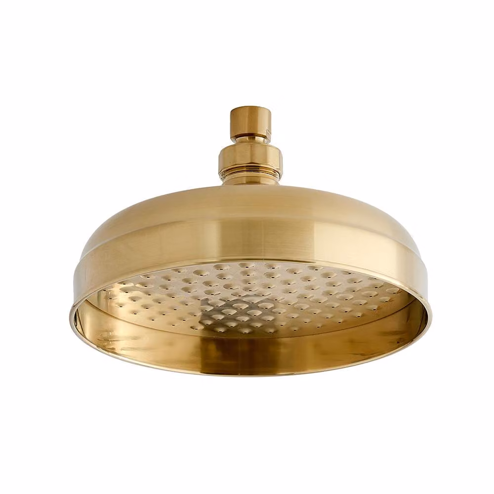 Soffione Doccia Tradizionale Circolare - 205 mm - Oro Satinato