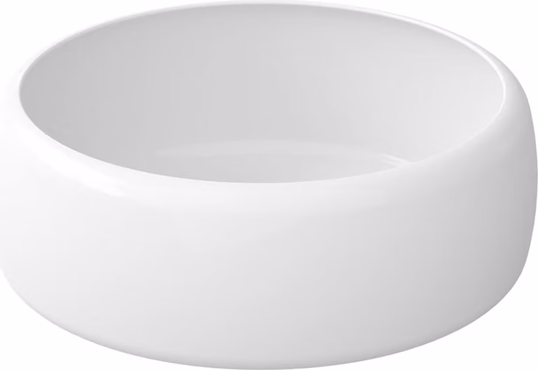 BetteCurve Coupe pour lavabos, ronde, sans trop-plein, 320x320x115mm, A244-788PW, A244-788PW