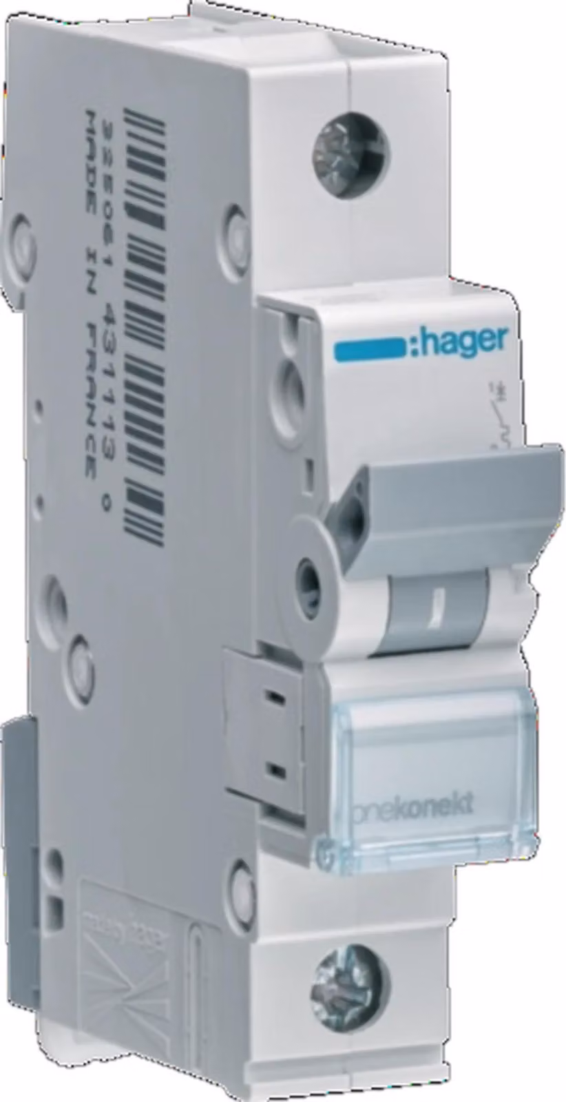 Interruttore Hager LS 1 polo 6 kA caratteristica C 32 A Hager MCN132, 1 pz.