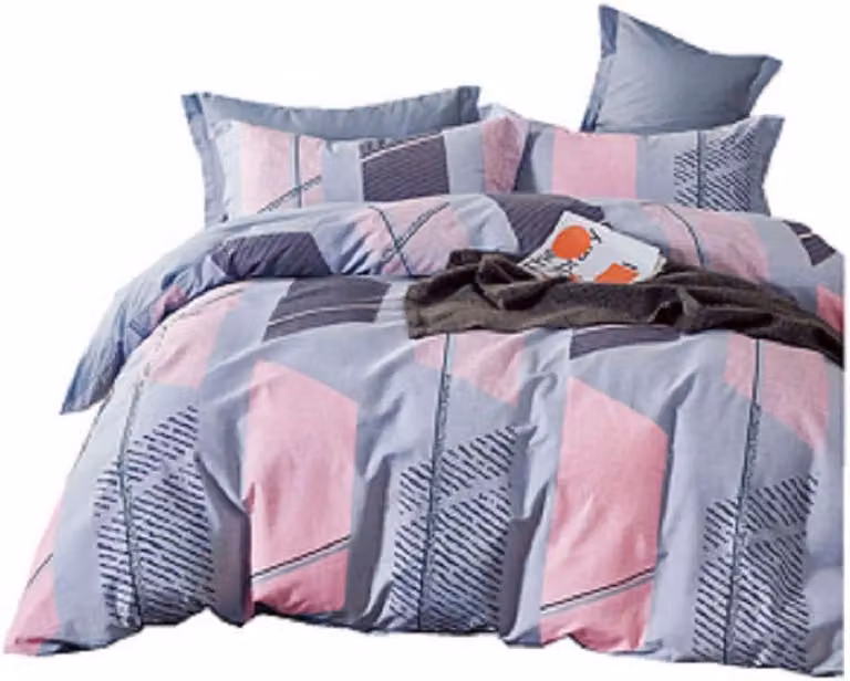 Set di lenzuola con copripiumino 200x200 cm - Cotone - Con chiusura a zip
