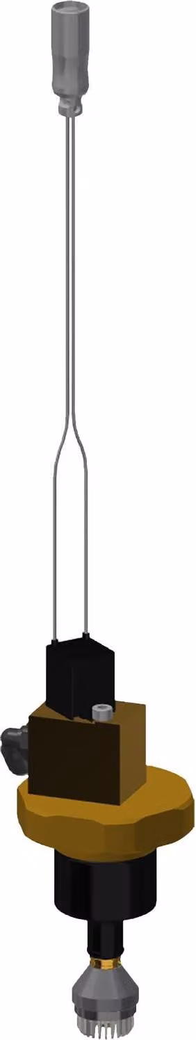 KWC AR Oberteil, f. Magnet-Druckspüler DN20, mit Magnetaufsatz, 24 VDC, 2000104418