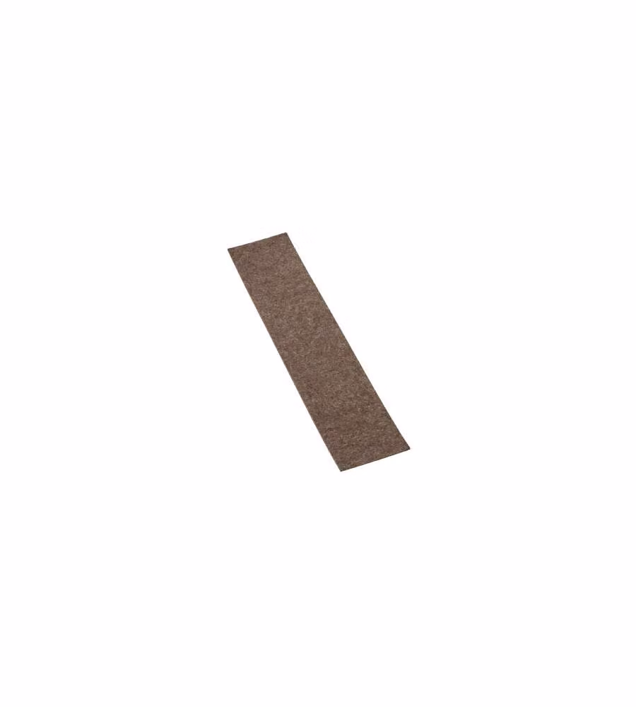 Feltrino Adesivo Marrone 100x200 mm - Feltrini in Lana per Pavimenti
