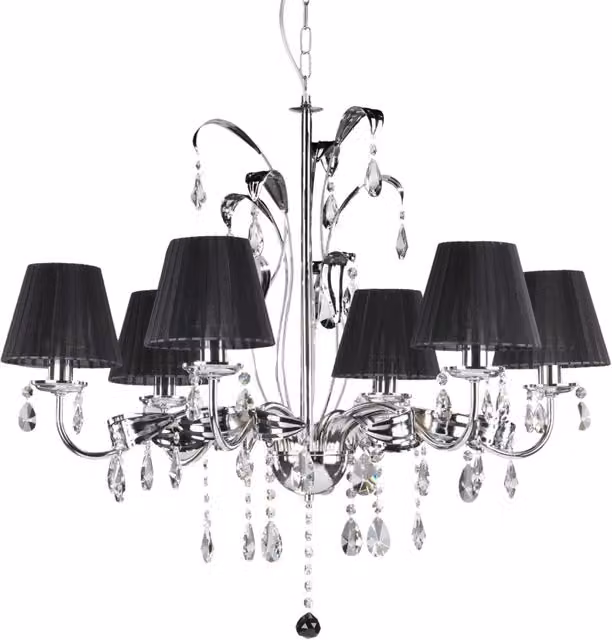 Lampadario Jacqueline nero