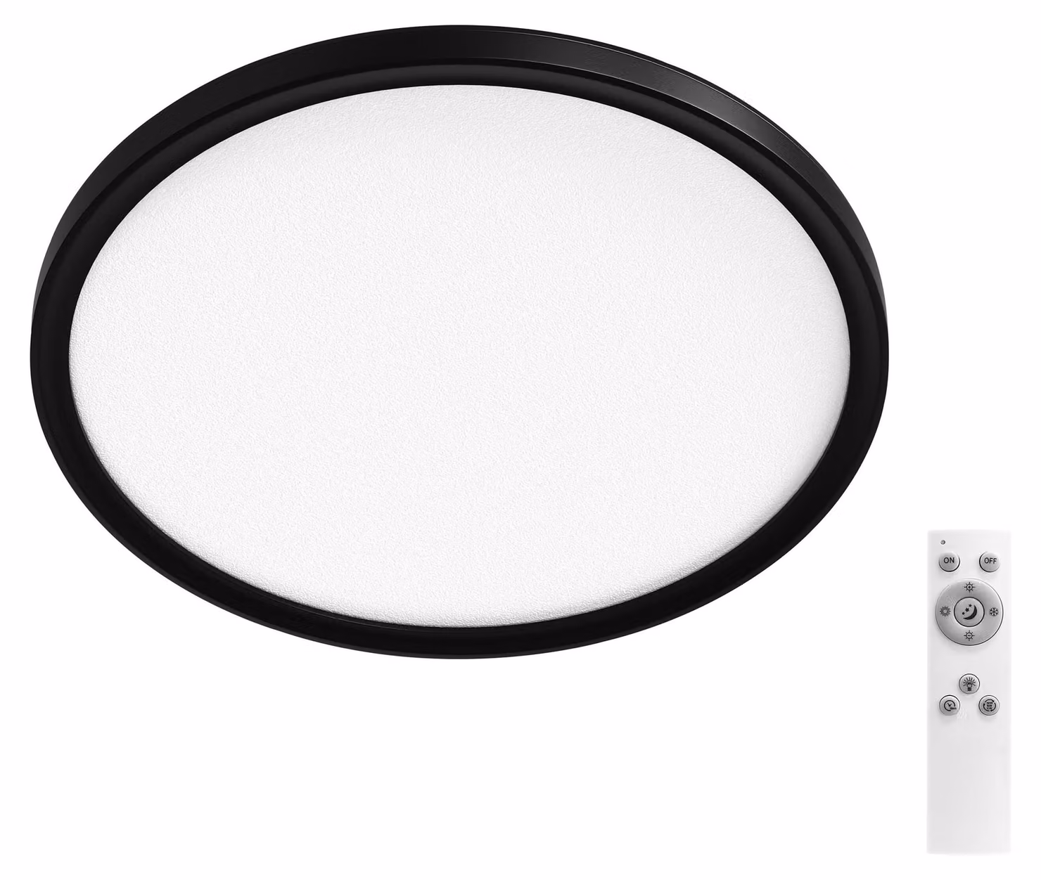 Lampada a soffitto OSRAM Orbis Easyfix, colore nero, 3000 K / 4000 K / 6000 K, luce bianco caldo, 1350 lm, 18 W, diametro 29,3 cm