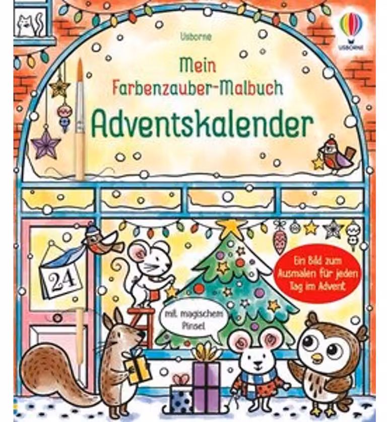 Il mio libro da colorare "La magia dei colori": calendario dell'Avvento