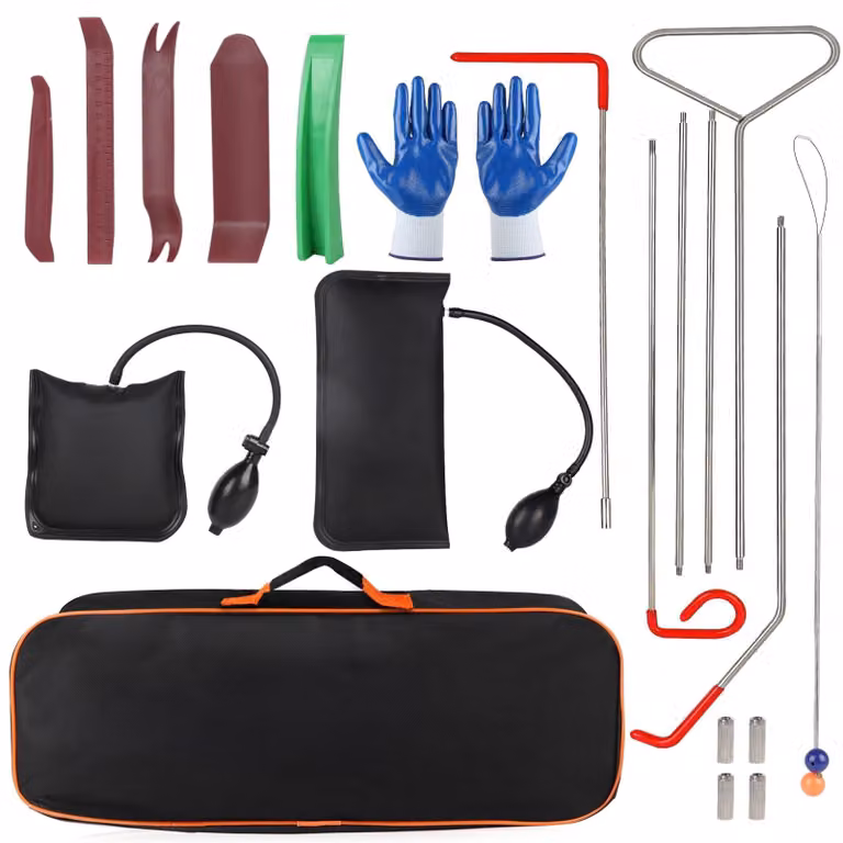 Kit professionale di attrezzi per auto, ideale per emergenze e montaggio
