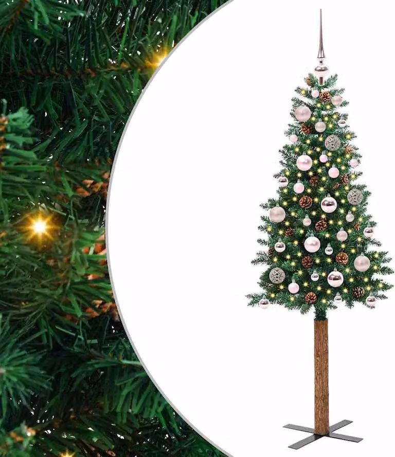 Albero di Natale snodato con 150 LED con supporto Verde 150 cm