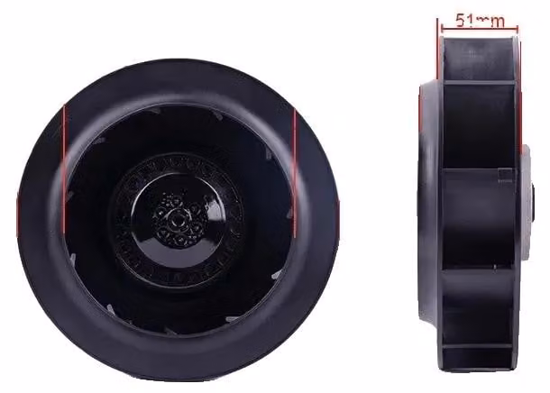 Ventilatore centrifugo turbo, funzionamento silenzioso, compatibile con i sistemi HVAC, 250FLW2-150W