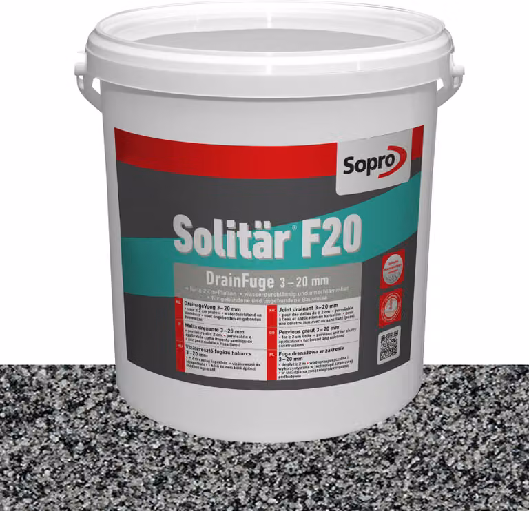 Sopro Designfuge Solitär F20 Pflastergrau 25kg