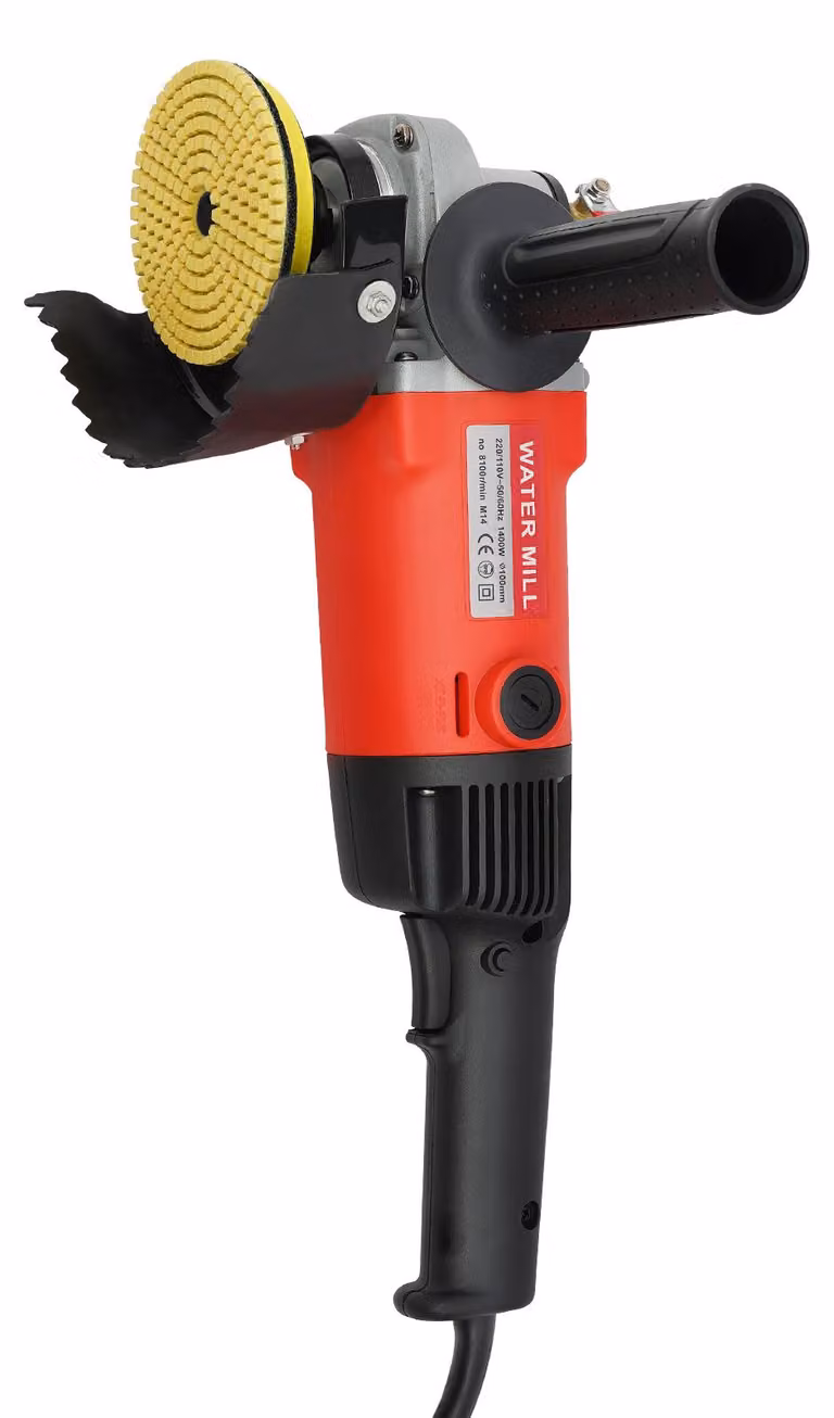 Lucidatrice per pietra, motore da 1400 W, 6 velocità regolabili, rosso