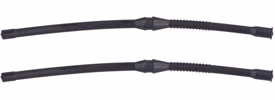 Sostituzione per tubo della motosega, 8 mm - 6 mm, 2 pezzi, lunghezza 17,5 cm, in gomma