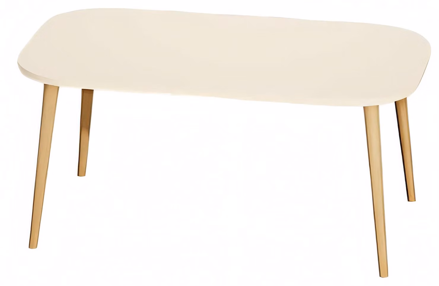 Moderner Couchtisch aus Holz in Beige