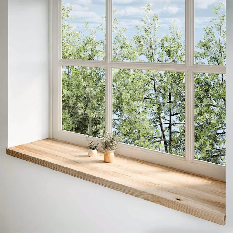 vidaXL Davanzali 2 pz Non Trattati 160x40x2cm Legno Massello di Rovere