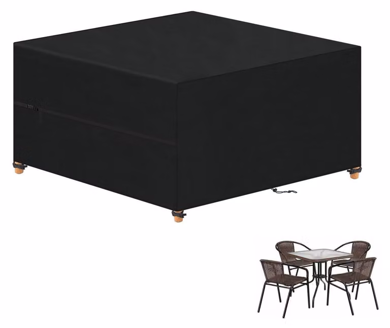 Copertura impermeabile per mobili da giardino, tessuto Oxford 420D, dimensioni 125x125x74 cm