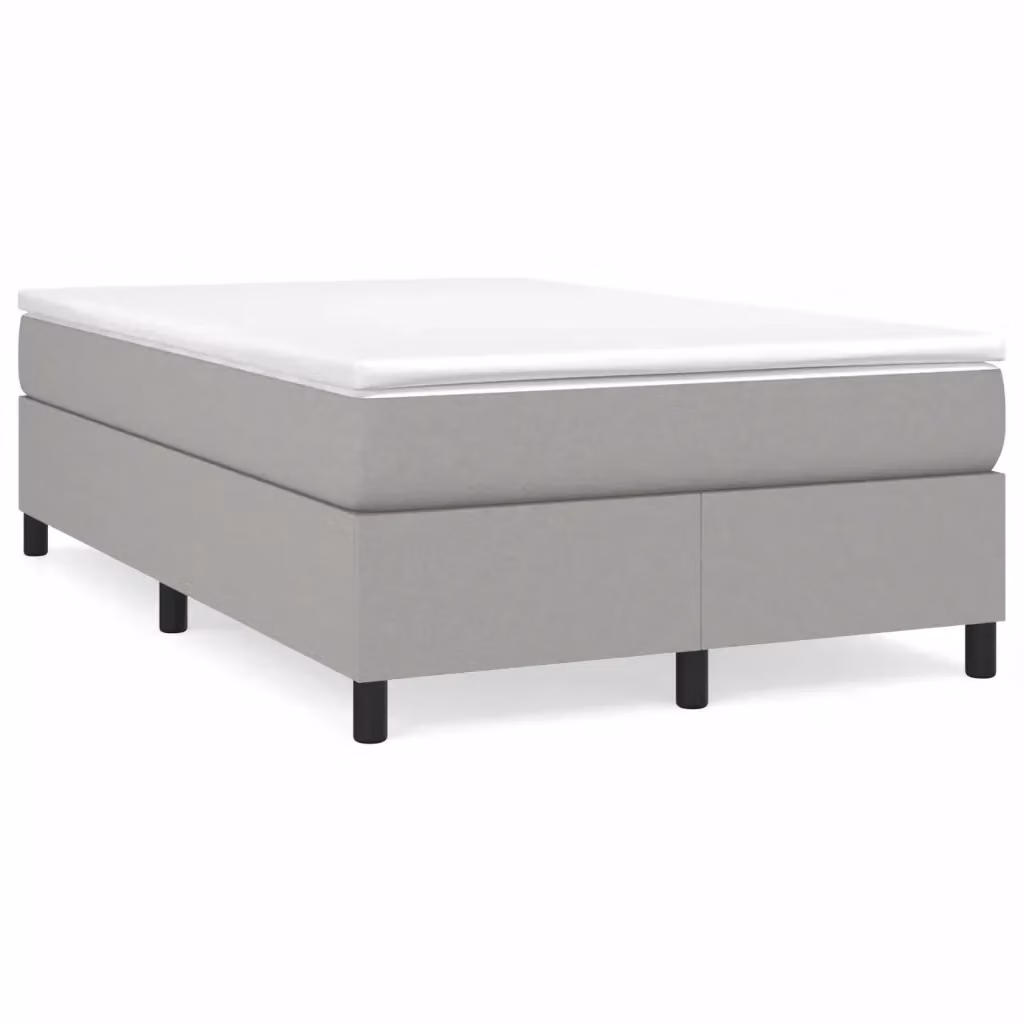 Letto Ibrido con Giroletto a Molle e Materasso vidaXL Grigio e Bianco L/P/H: 120 x 200 cm – 2