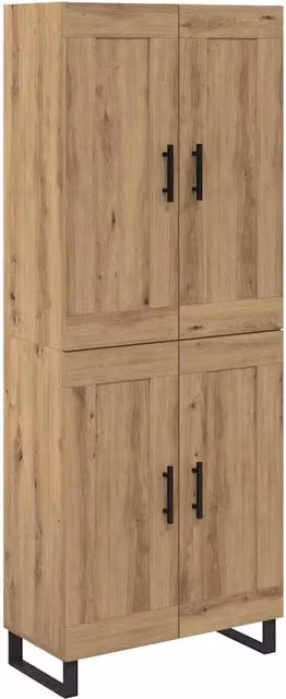 Credenza | Madia | Buffet da pranzo | Armadio da pranzo Rovere artigianale 69,5 x 34 x 180 cm