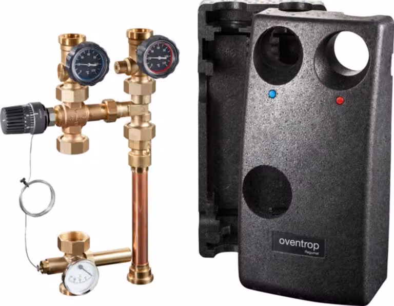 Sistema di collegamento alla caldaia Oventrop Regumat RTA-180 DN 25 senza pompa