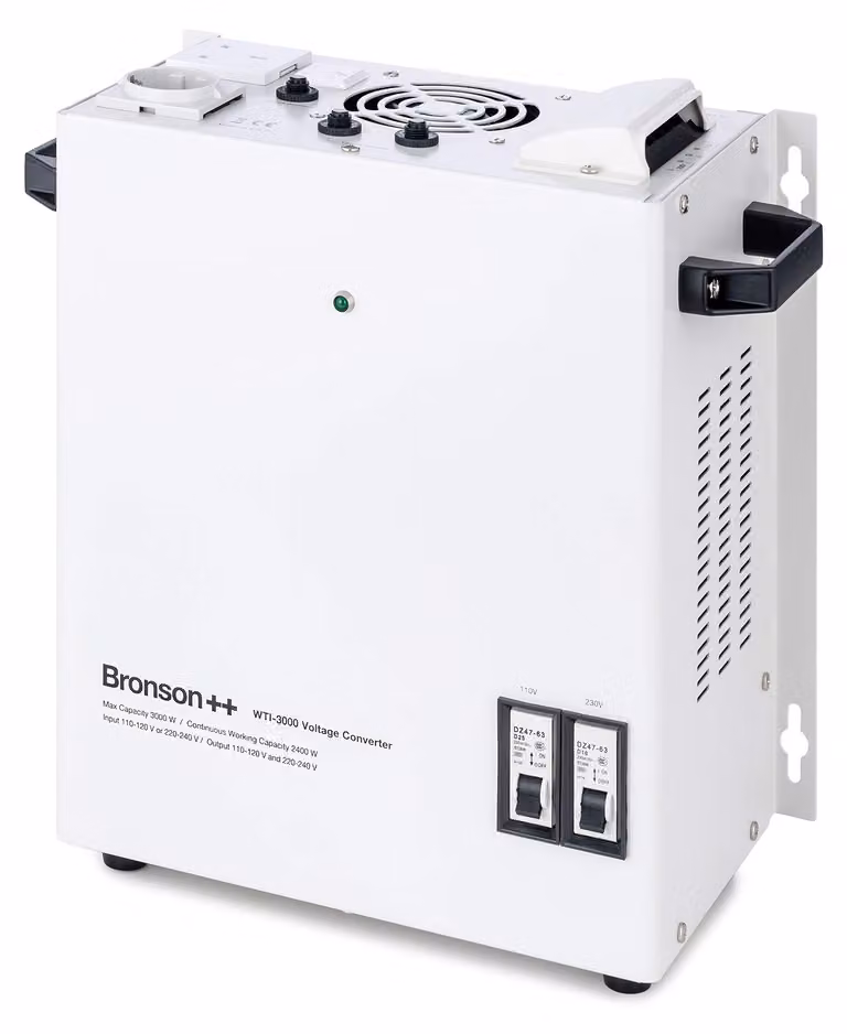 Convertitore di tensione da 3000 Watt - 220-240V a 110-120V - Trasformatore ad anello - Per montaggio a parete