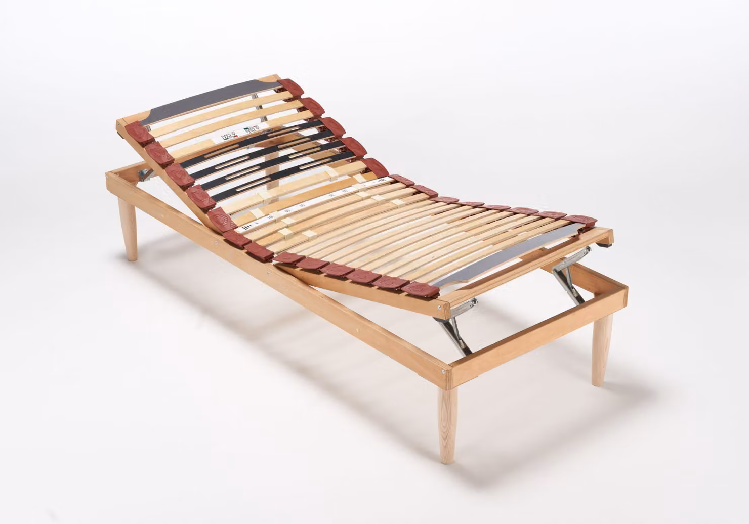 Rete in Legno Matrimoniale con Alzata Unica Manuale Lemon 80x195 cm