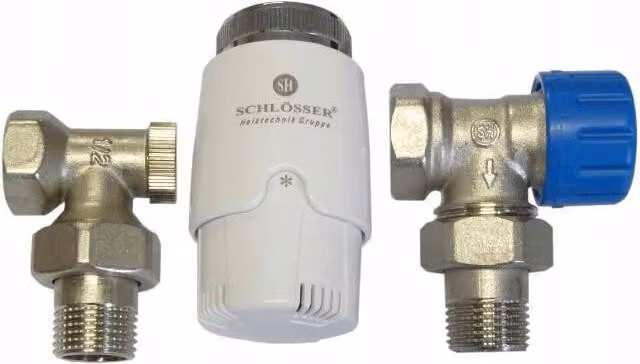 Kit Termostato Angolare 1/2 X 1/2 Fabbro