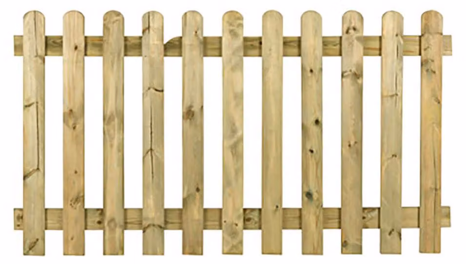 Recinzione Dritta Mini 180x100 cm in Legno Impregnato
