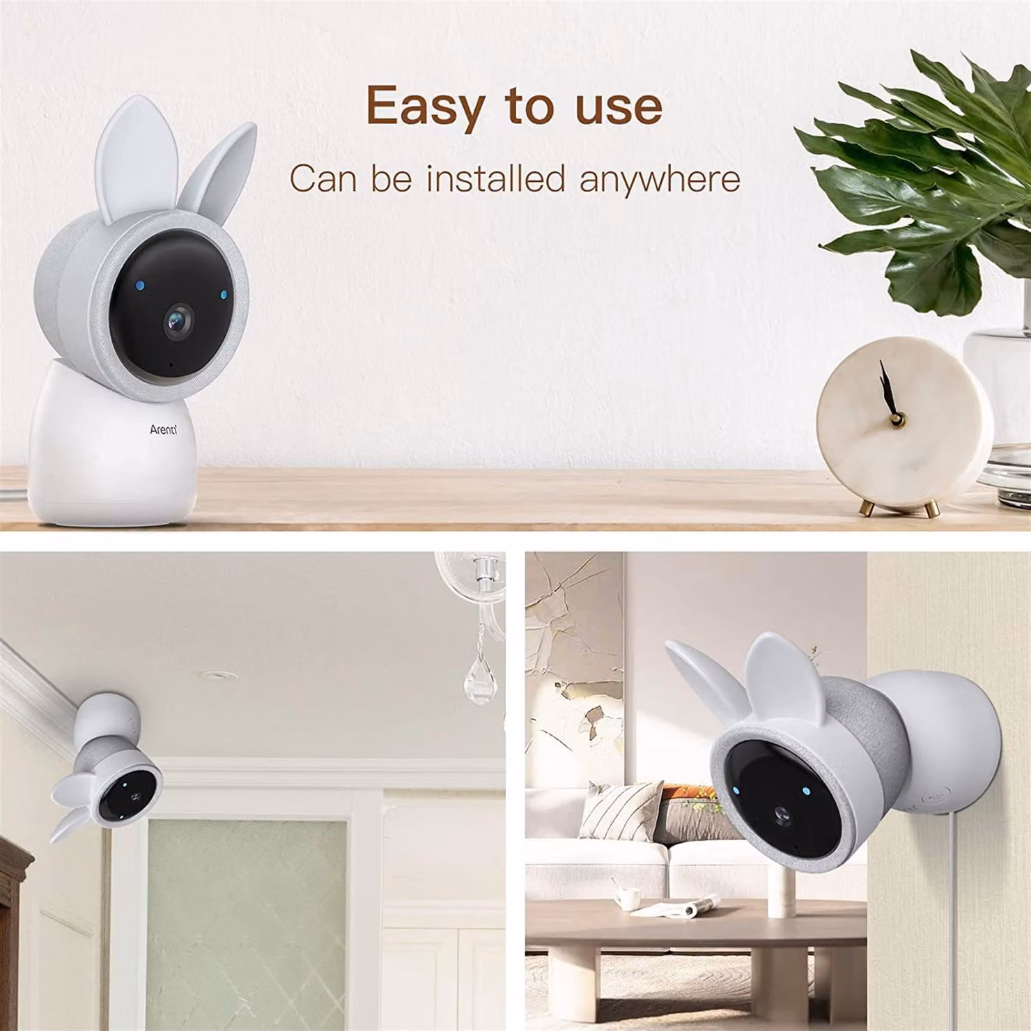Video baby monitor ARENTI 3MP/2K Wi-Fi