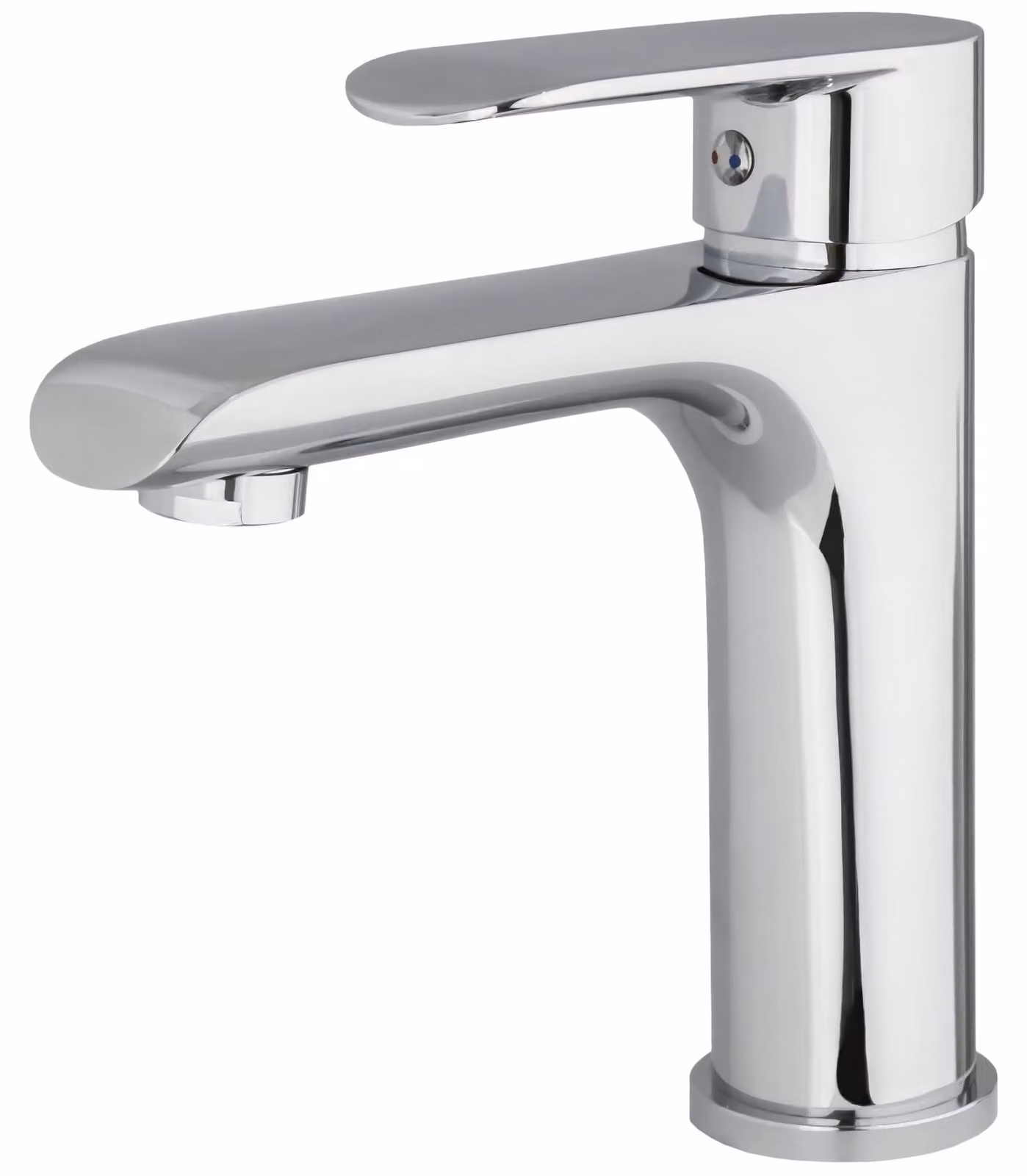 Miscelatore monocomando per lavabo, finitura cromata, serie Turia, 3 fori
