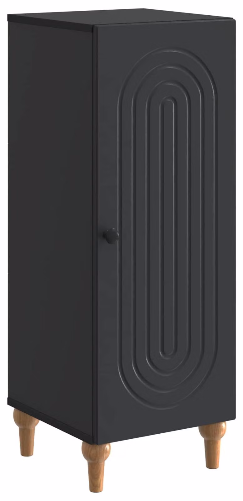 Credenza Nero 33 x 34,5 x 90 cm Legno ingegnerizzato