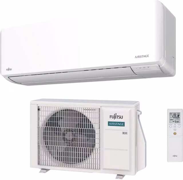 Condizionatore Fujitsu KM Airstage ASEH14KMCG da 14000 Btu, Split Mobile, Bianco, con Wi-Fi Integrato e Classe Energetica A++