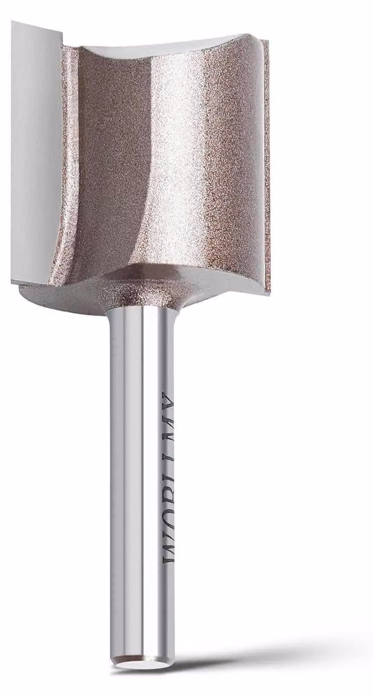 Fresatura, gambo da 6 mm, diametro di taglio 22 mm, lunghezza di lavoro 30 mm, in metallo duro, per lavorazione del legno