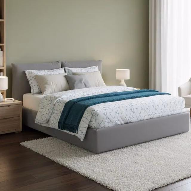 Letto Matrimoniale Aghineo Talamo Italia Grigio con Contenitore a Alzata L/P/H: 160 x 200 x 225 cm – 1