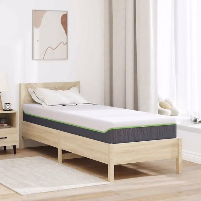 Materasso Hybrid vidaXL Bianco e Grigio L: 80 cm, P: 200 cm – 1