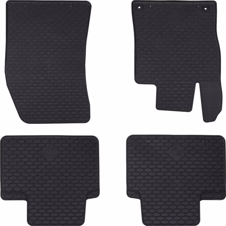 Tappetino per Auto 4 pcs Nero Adatto per 308 SW 2021- Gomma